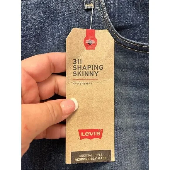 Levi’s 311 Shaping Skinny Jeans sz 24W NWT - Picture 3 of 7